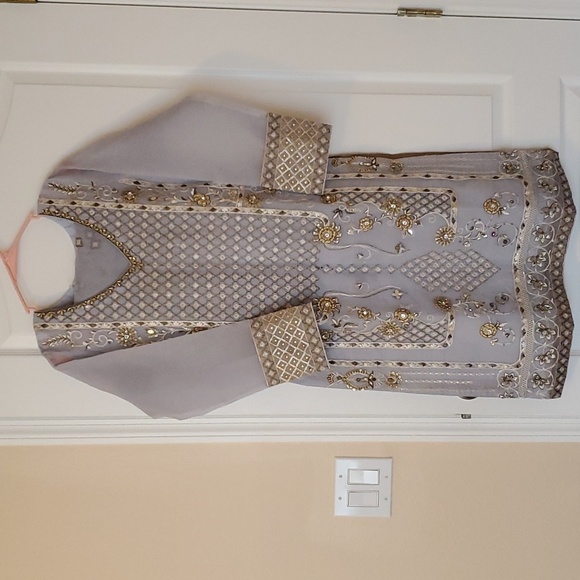 FINAL PRICE Pakistani formal 3 piece organza suit - Picture 5 of 15